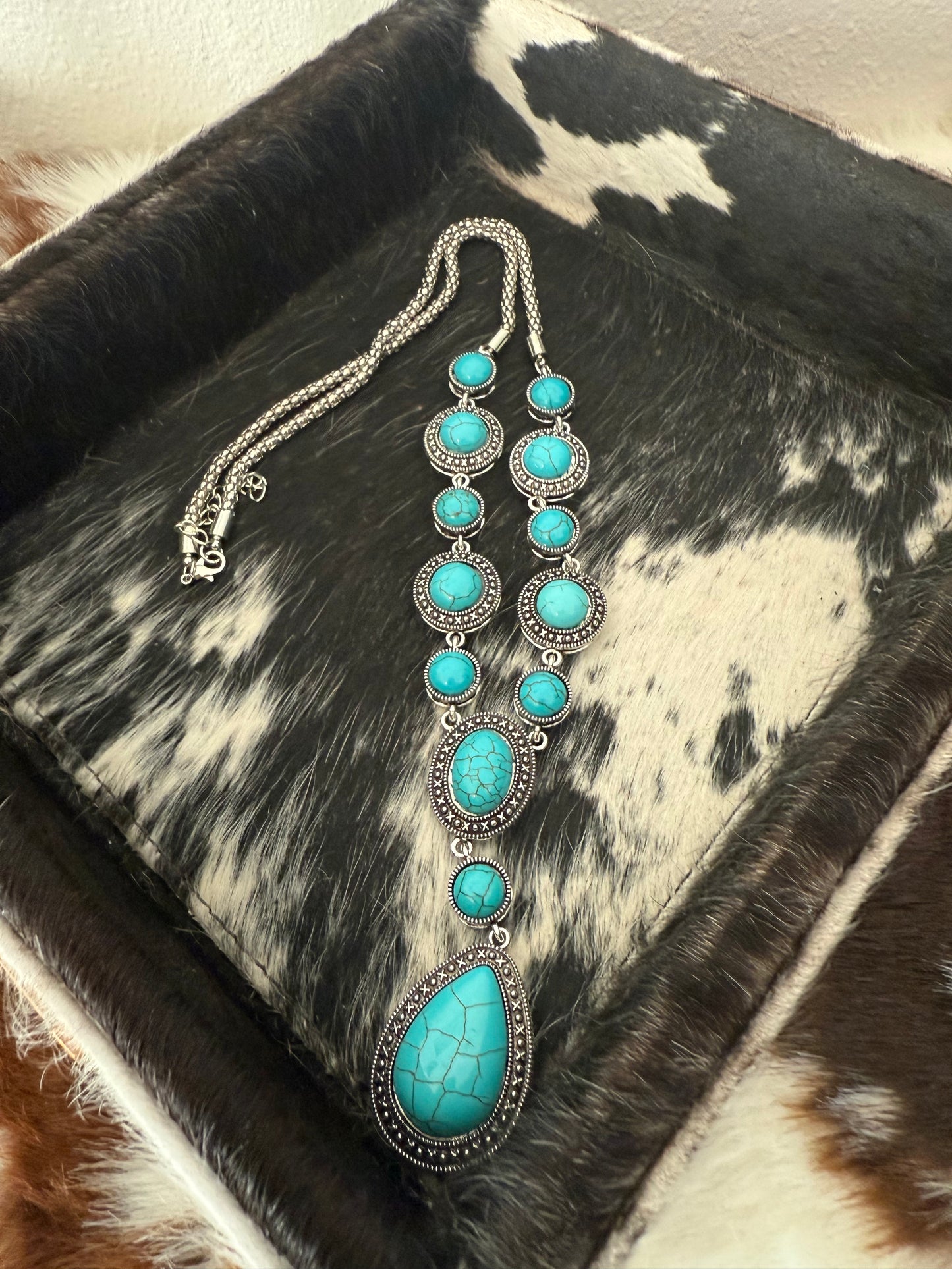 Turquoise Water Drop Necklace