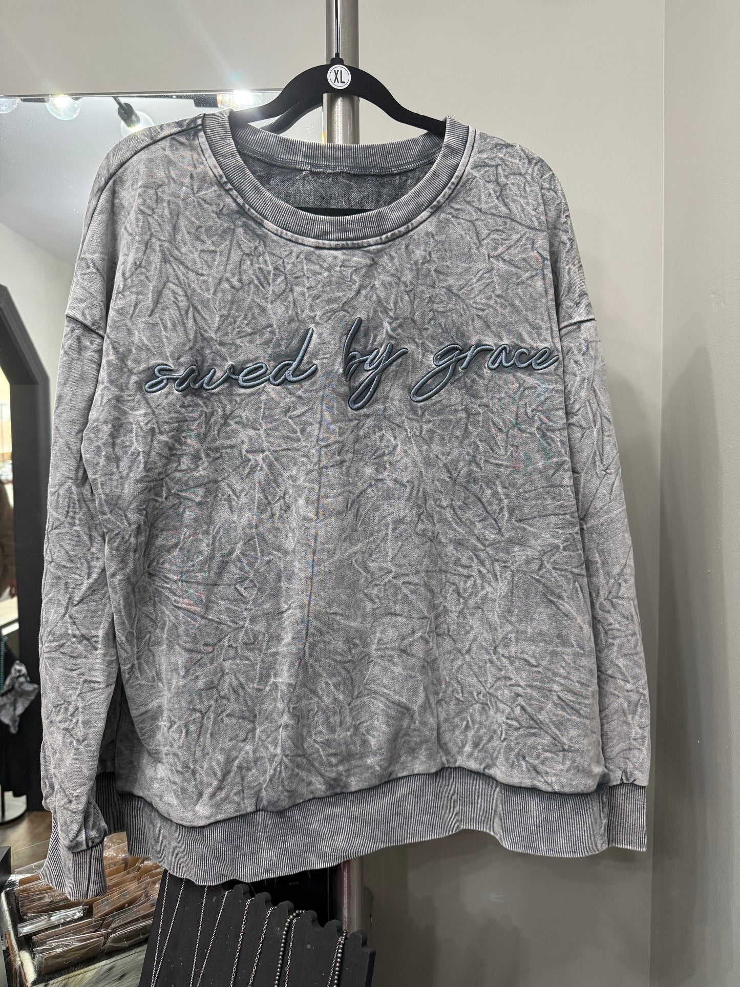 Saved By Grace Crewneck