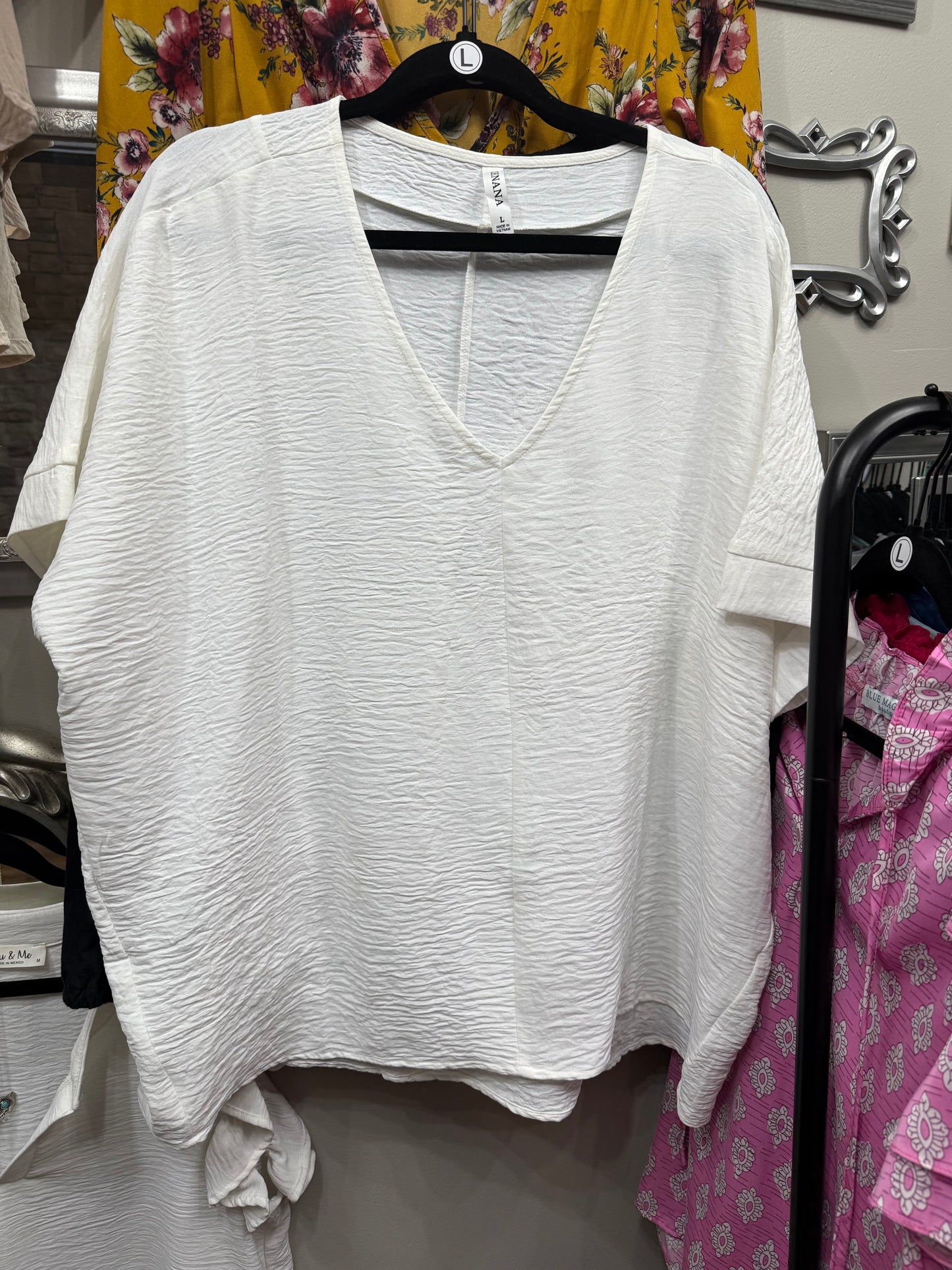 White Oversized Blouse