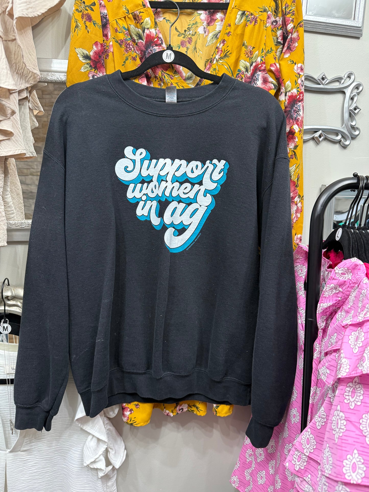 Black Agriculture Crewneck