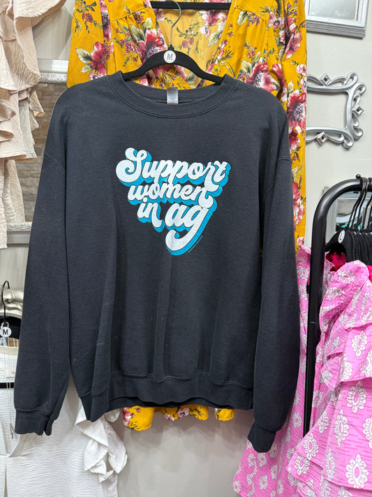 Black Agriculture Crewneck