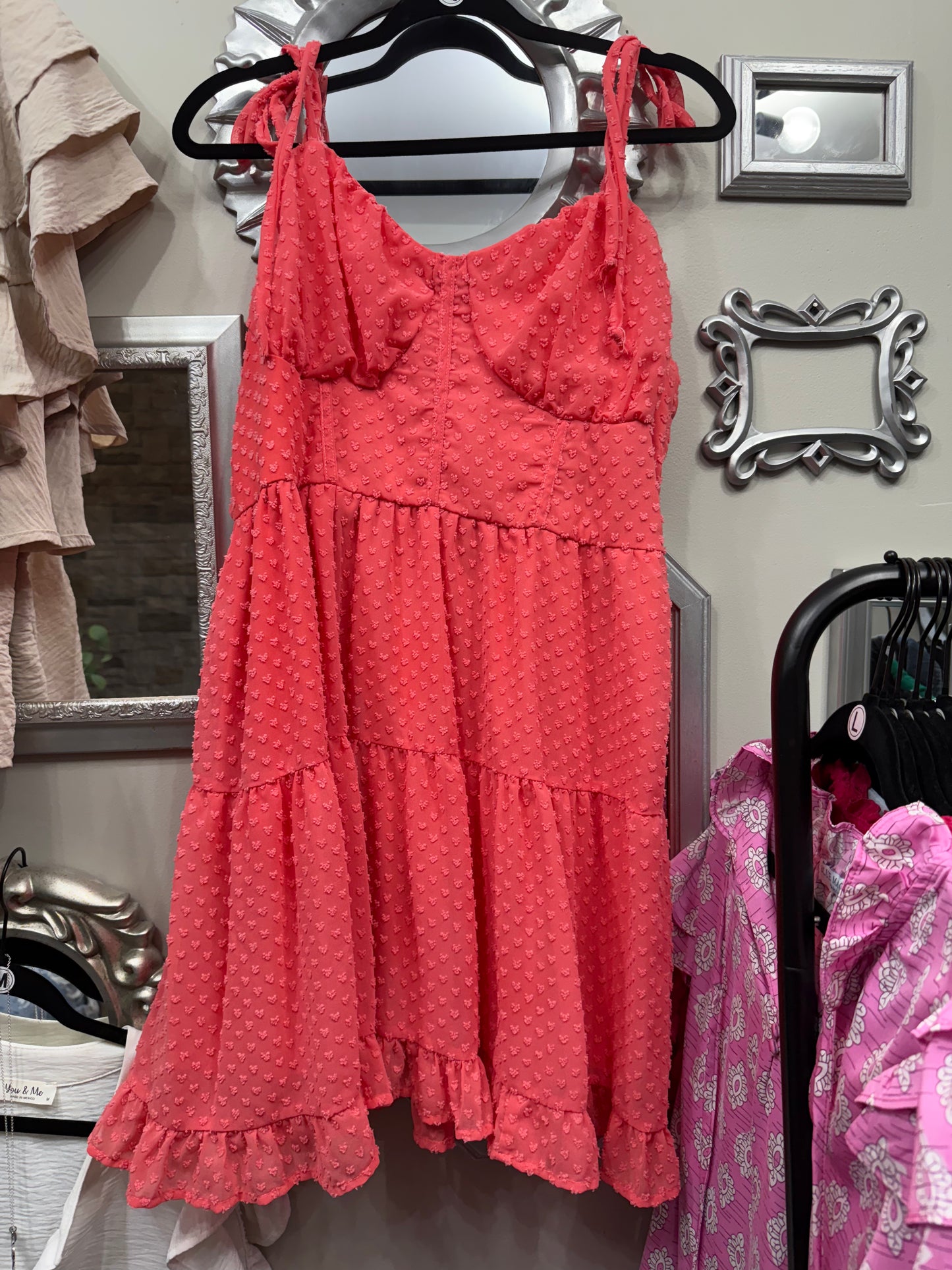 Coral Pink Dress